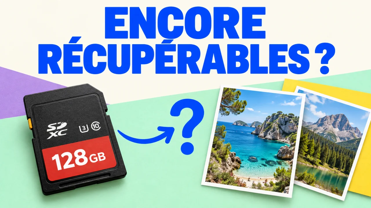 Carte SD formatée : tout est perdu ?